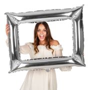 Folieballong Selfieram Silver