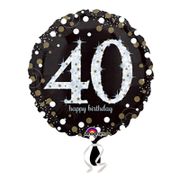 Foliopallo Kimaltava Birthday 40