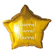 Folioilmapallo Tähti Hurra!