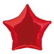 Folieballong Stjerne Rød