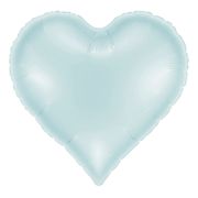 Folieballon Sweetie Heart Satin Pastelblå