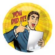 Folieballong You Did It Rund