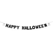Girlang Happy Halloween Svart
