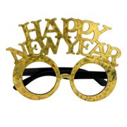 Silmälasit Happy New Year Kulta