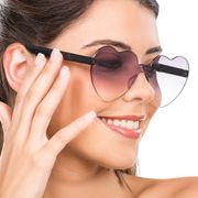 Glasögon Hjärtformade Svart