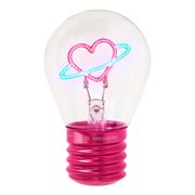 Glödlampsformad Bordslampa Planet Heart