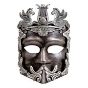 Gresk maske sølv