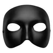 Halvmask Svart