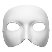 Halvmask Vit