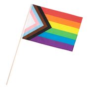 Håndflag i Polyester Pride Progress