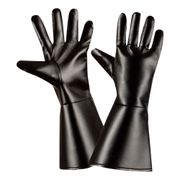 Handskar Läderlook Svarta