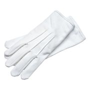 Handsker Hvide Ribbede Deluxe