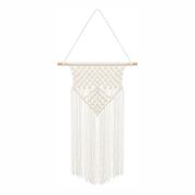 Riippuva Makrameekoriste Luunvalkoinen