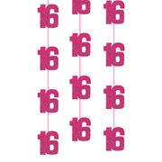 Hängande Dekorationer 16 Rosa