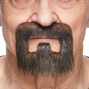 Håndværker Moustache Brun