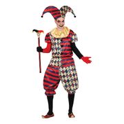 Harlekin Gøgler Kostume