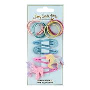 Hårspännen Unicorn Glitter Set