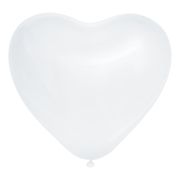 Hjerteballoner Hvide