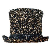 Höghatt med Paljetter Brons