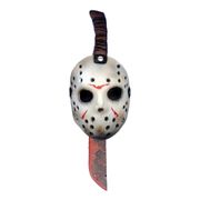 Jason-mask & machetesett for barn