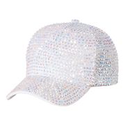 Hvid Kasket med Sten