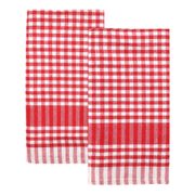 Keittiöpyyhkeet Bistro Punainen/Valkoinen