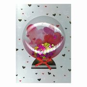 Konfettikort Hjärtan