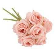Konstgjord Blombukett Rosor Rosa