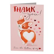 Thank You Corgi -kortti