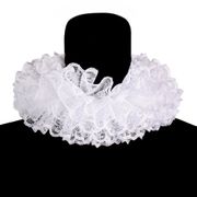 Krage i Spets Vit Deluxe