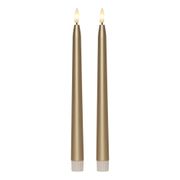 LED Antikljus Metallic Guld