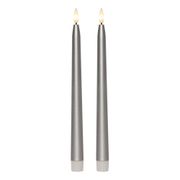 LED Antikljus Metallic Silver