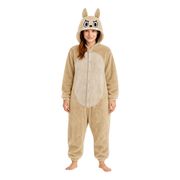 Lulu Monster Beige Onesie Dam Maskeraddräkt