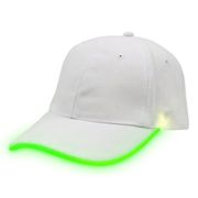 Lysande LED Keps Vit
