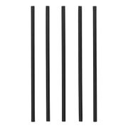 Milkshakesugerør i Plast Sort