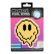 Mustard Happy Face Pixel Wipes Skärmrengöring