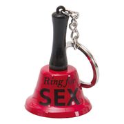 Schlüsselanhänger Ring for Sex Klingel Schlüsselring Schlüssel Ring Glocke 