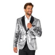 OppoSuits Paljettblazer Briliant Silver