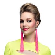 Örhängen Festival Neonrosa