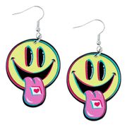 Örhängen Psykedeliska Smileys