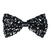 Paljettsløyfe Sølv