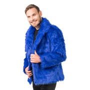 Pälsjacka Blå