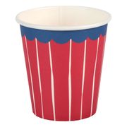 Pappersmugg Liten Röd/Blå