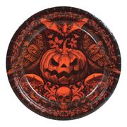 Papperstallrikar Gothic Pumpa