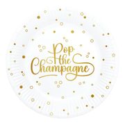 Papperstallrikar Pop the Champagne