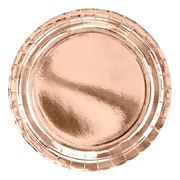 Pahvilautaset Ruusukulta Metallic