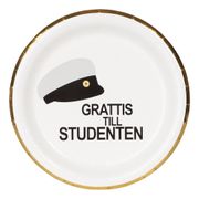 Papperstallrikar Studentmössa