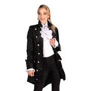 Pirat Kappa Brocade Dam Svart Deluxe