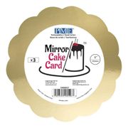 PME Tårtbricka Scallop Guld Metallic