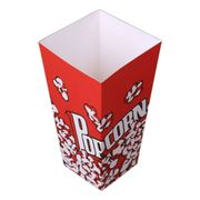 Popcornbägare Röd